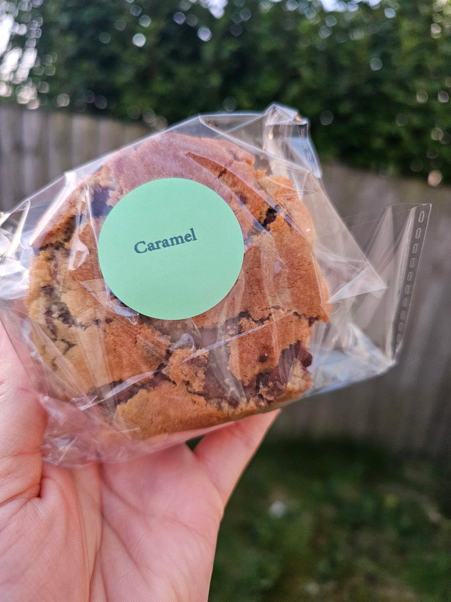Caramel Cookie Sandwich