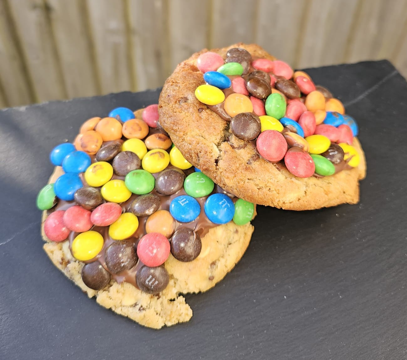 Chocolate M&M Cookie