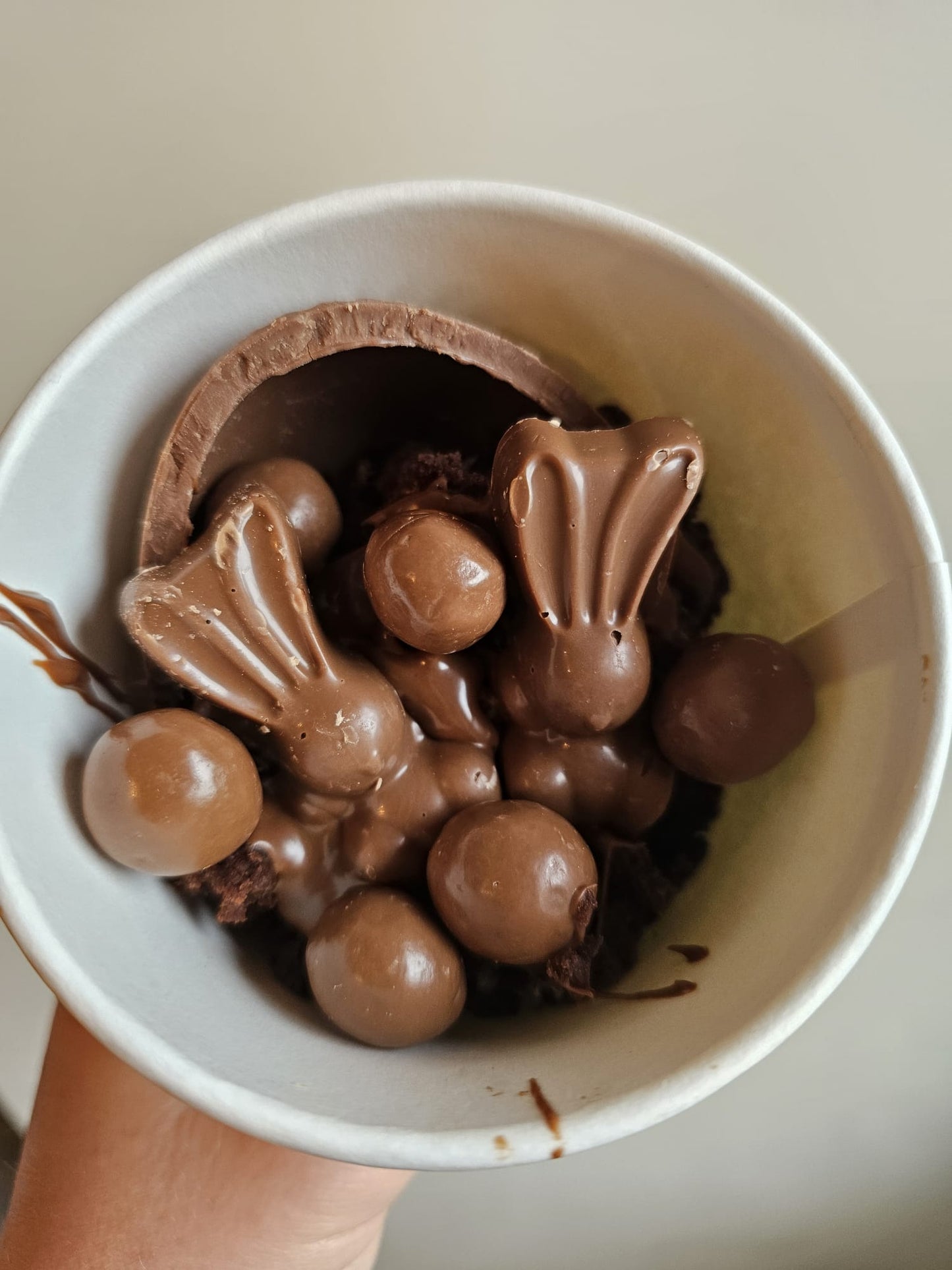Brownie Easter Pots