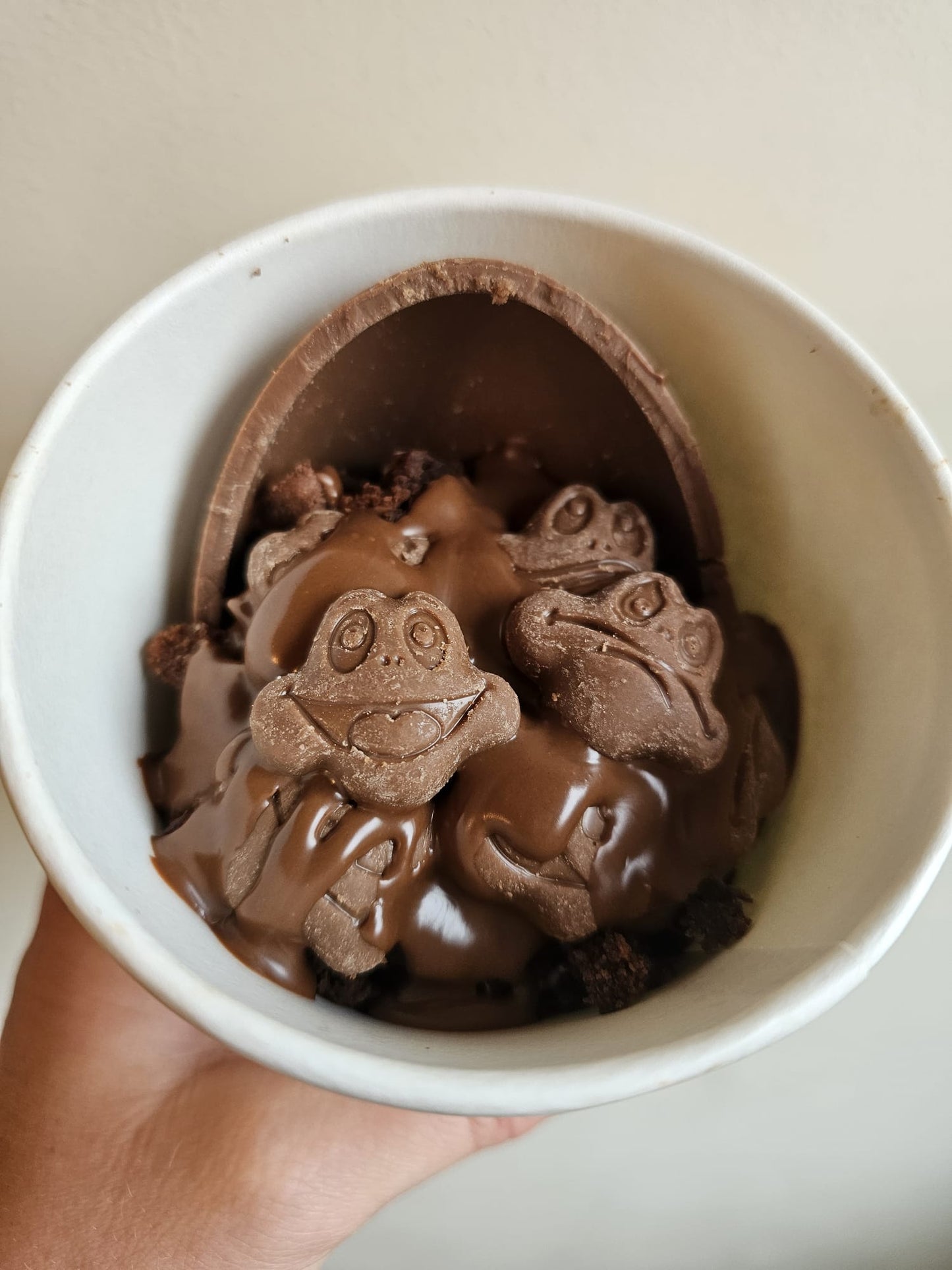 Brownie Easter Pots