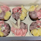 Cupcakes with an adorable fairy-ess theme. Too cute!