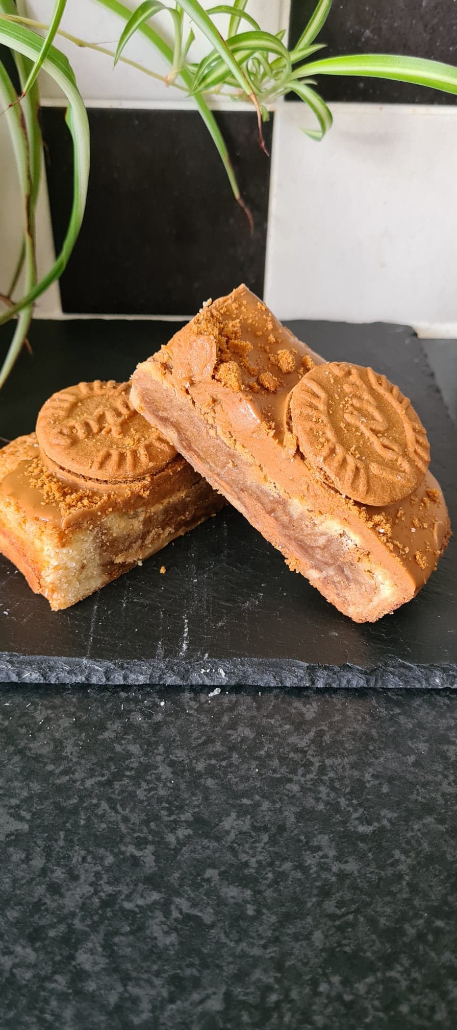 A biscoff blondie, loaded with biscoff for all the lotus lovers out there!