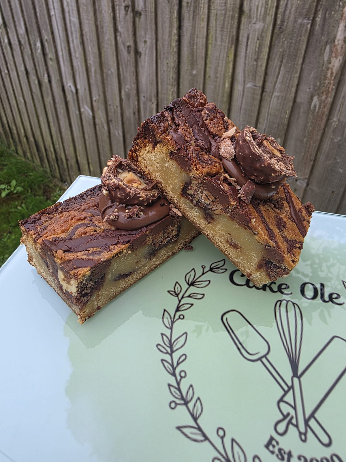 Blondie Nutella and Ferrero Rocher