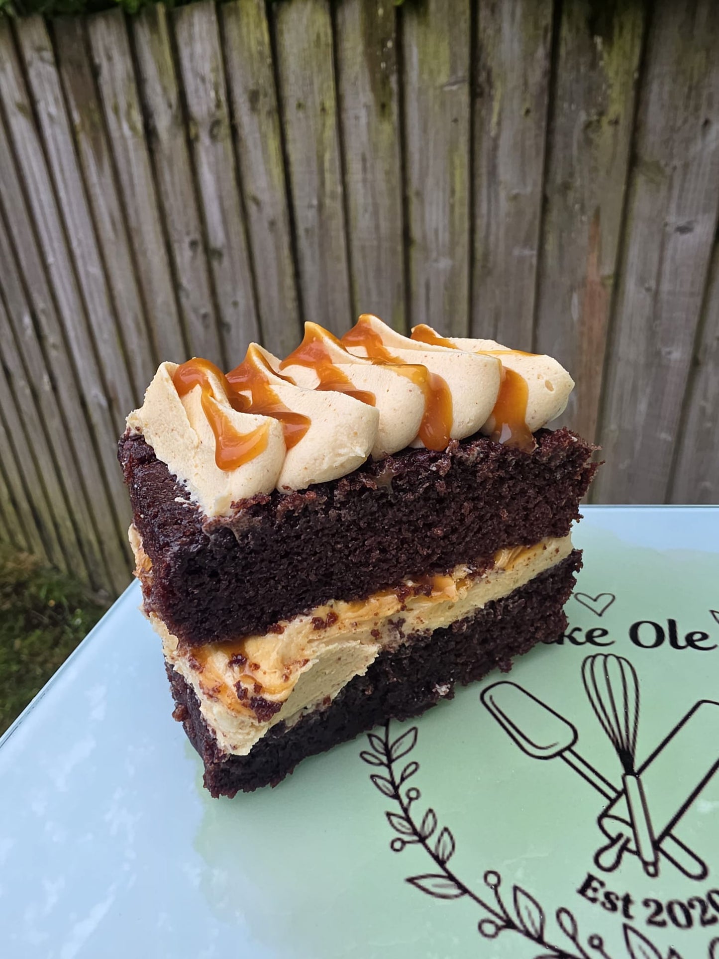 Nutty Caramel Cake
