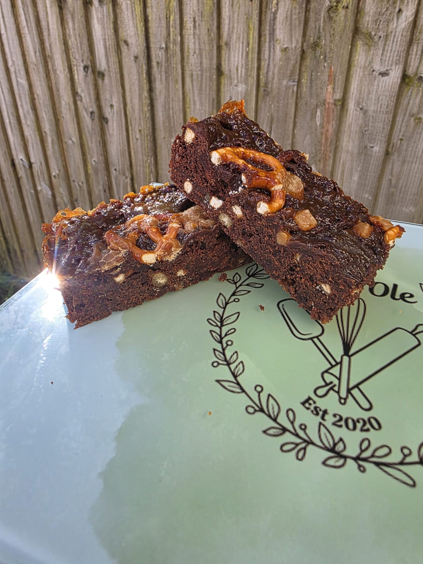 Brownie Fudge and Pretzel