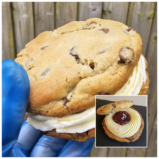 Cookie Sandwich Raspberry Jam